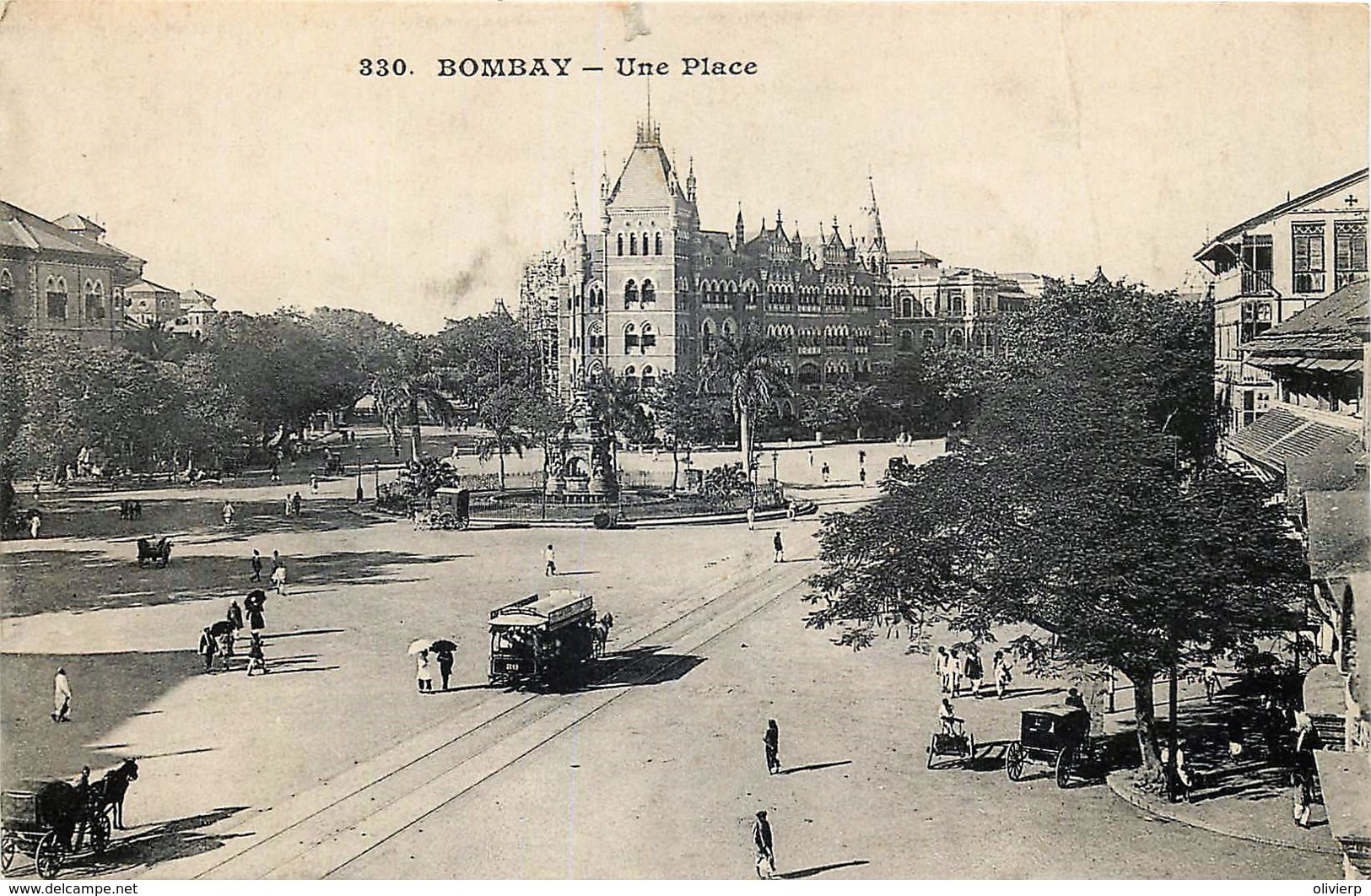 Inde - Bombay - Une Place - India