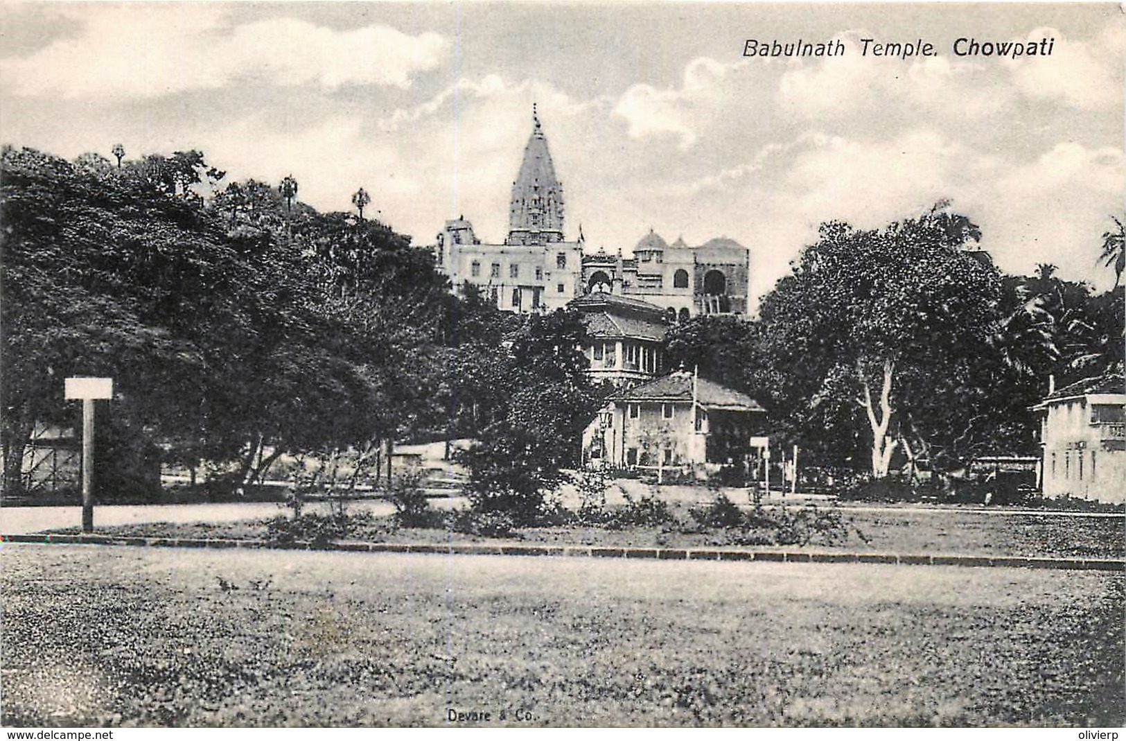 Inde - Bombay - Babulnath Temple , Chowpati - India