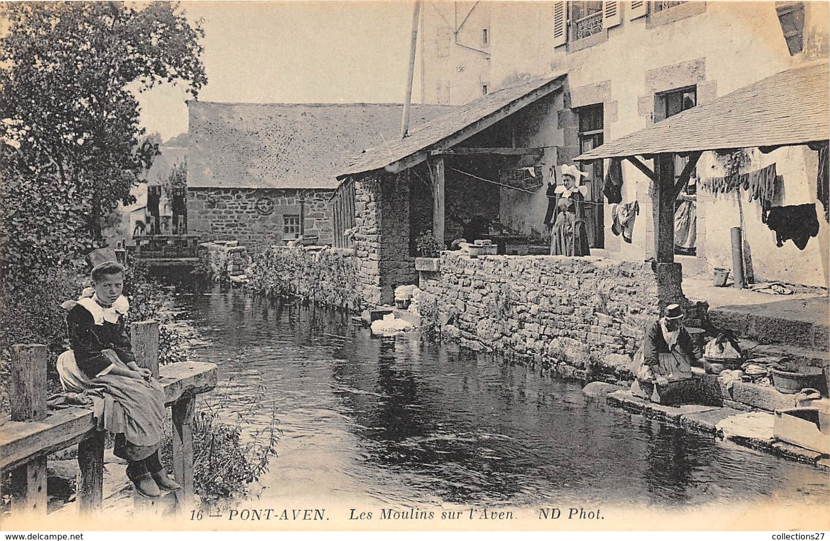 29-PONT-AVEN- LES MOULINS SUR L'AVEN - Pont Aven