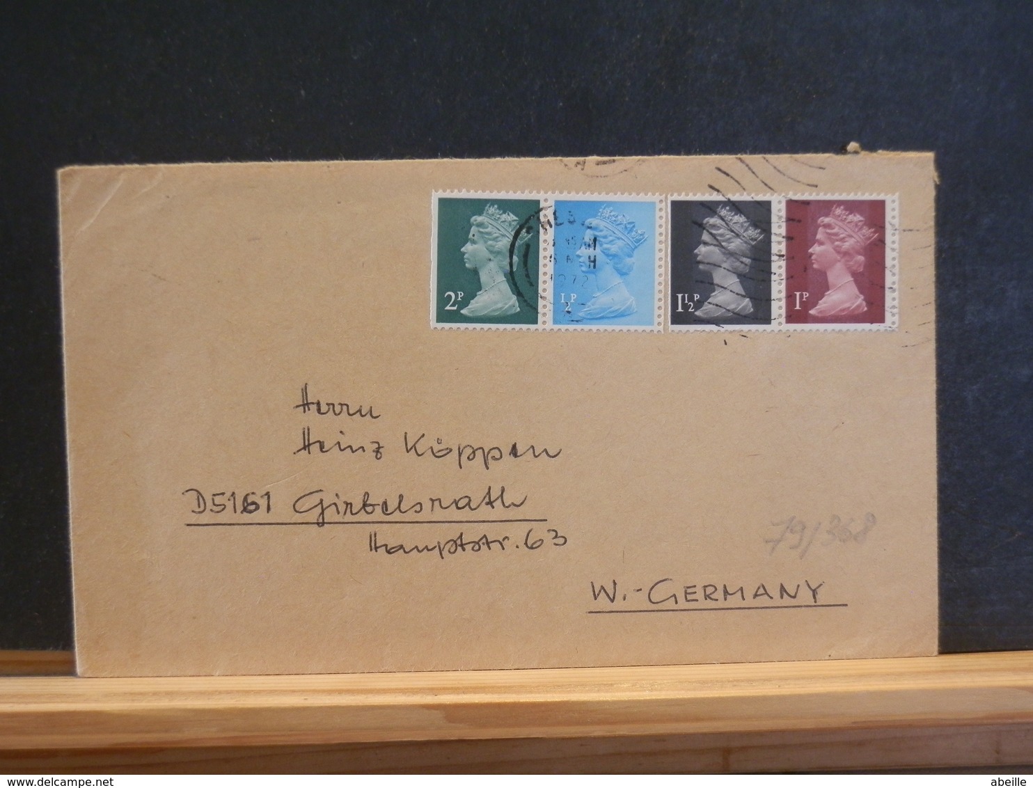 79/368A LETTRE  TO GERMANY - Lettres & Documents