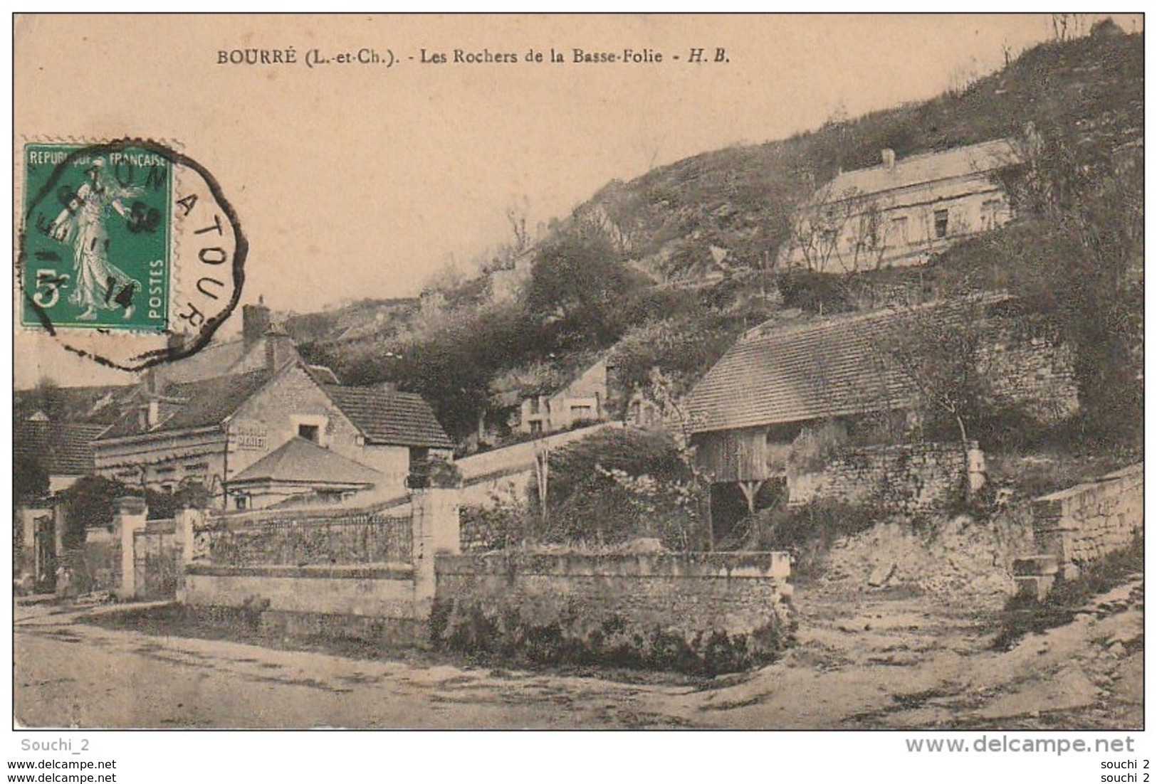 DE 26 -  (41 )  BOURRE  -  LES ROCHERS DE LA BASSE FOLIE   -  2 SCANS - Other & Unclassified