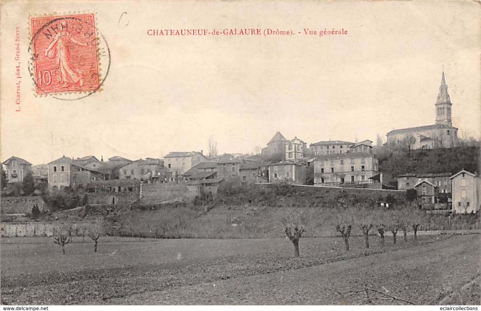 Chateauneuf De Galaure     26     Vue Générale.    (Voir Scan) - Andere & Zonder Classificatie