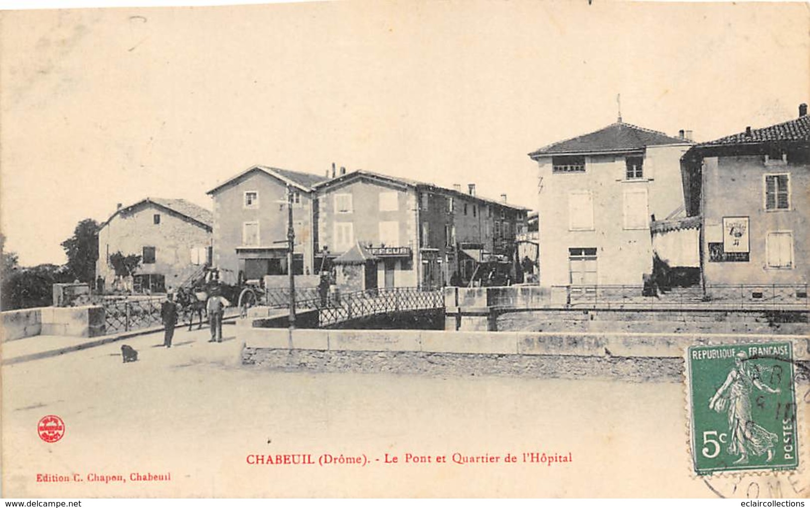 Chabeuil      26       Pont Et Quartier De L'Hôpital     (Voir Scan) - Andere & Zonder Classificatie