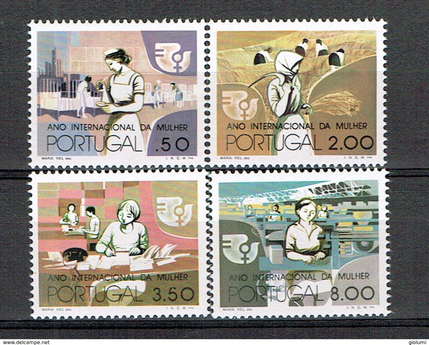 PORTUGAL 1975 Women Year MNH - Unused Stamps