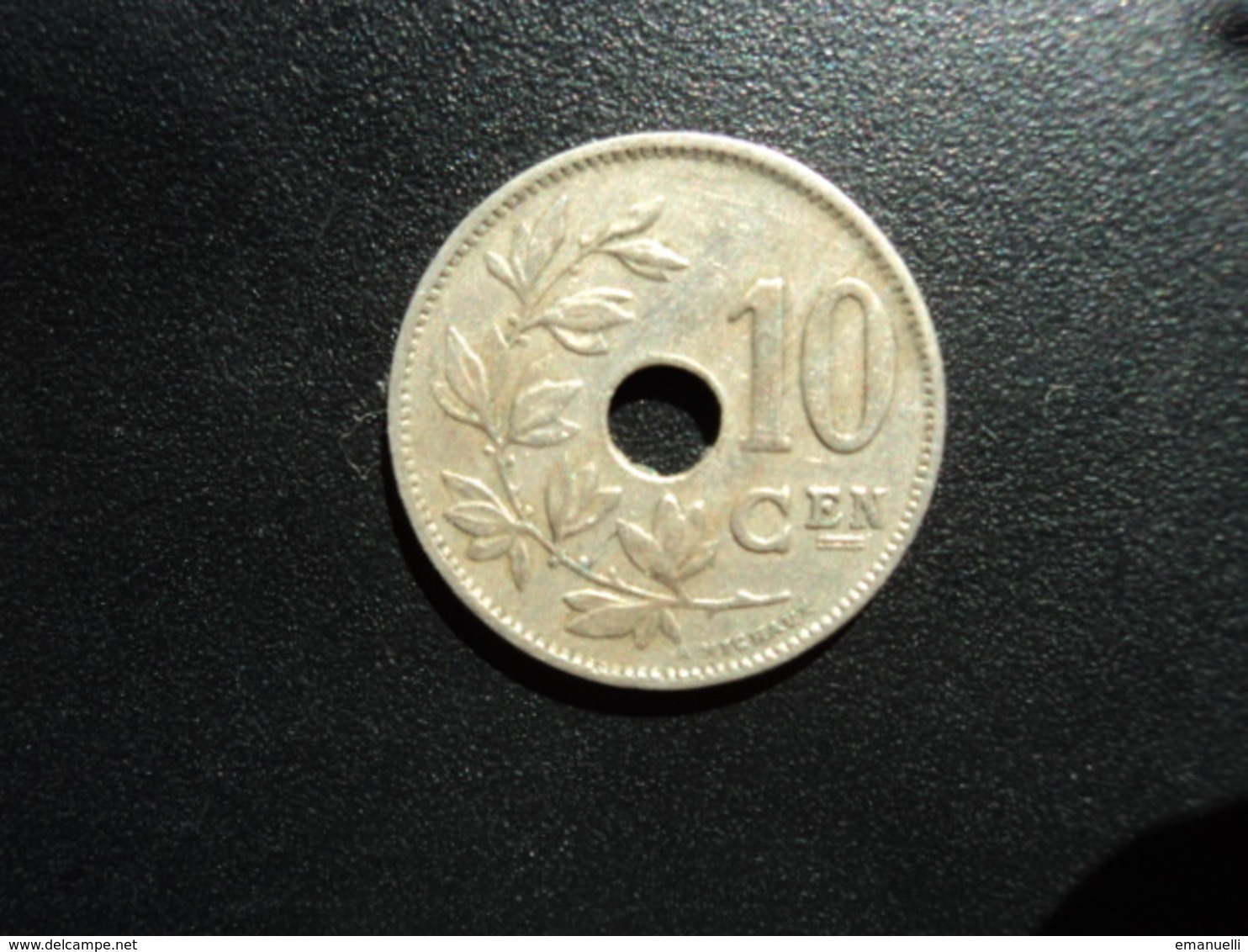 BELGIQUE : 10 CENTIMES   1928 / ? *   KM 86      TTB - 10 Centimes