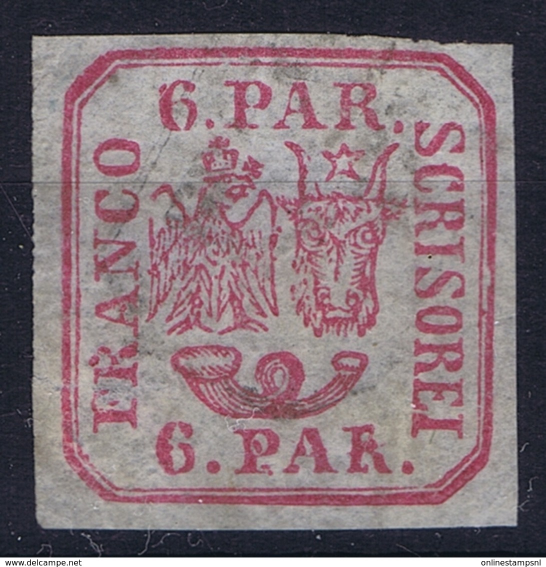 Romenia : Mi 9 I  Obl./Gestempelt/used - 1858-1880 Moldavië & Prinsdom