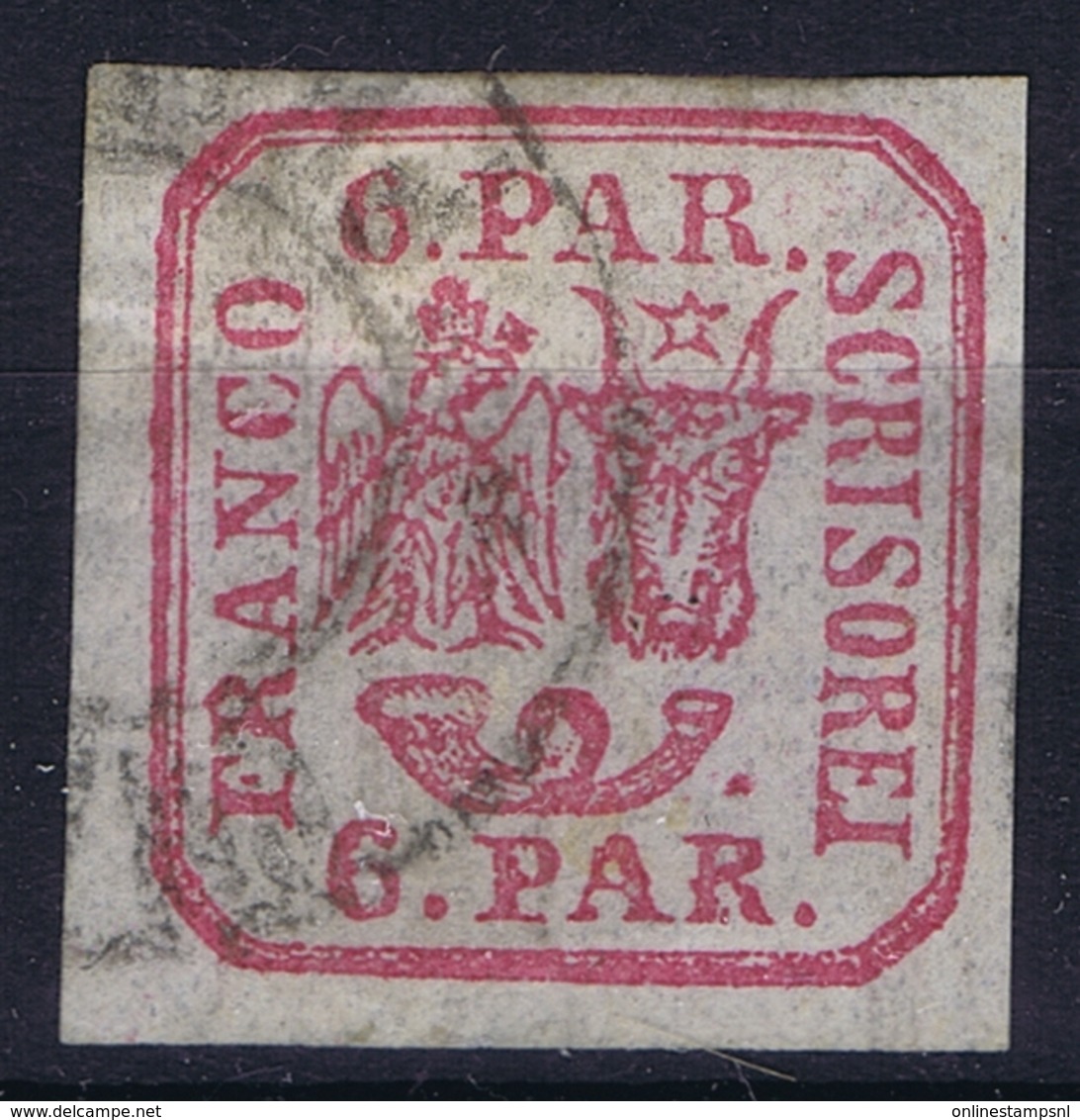 Romenia : Mi 9 I  Obl./Gestempelt/used - 1858-1880 Moldavië & Prinsdom