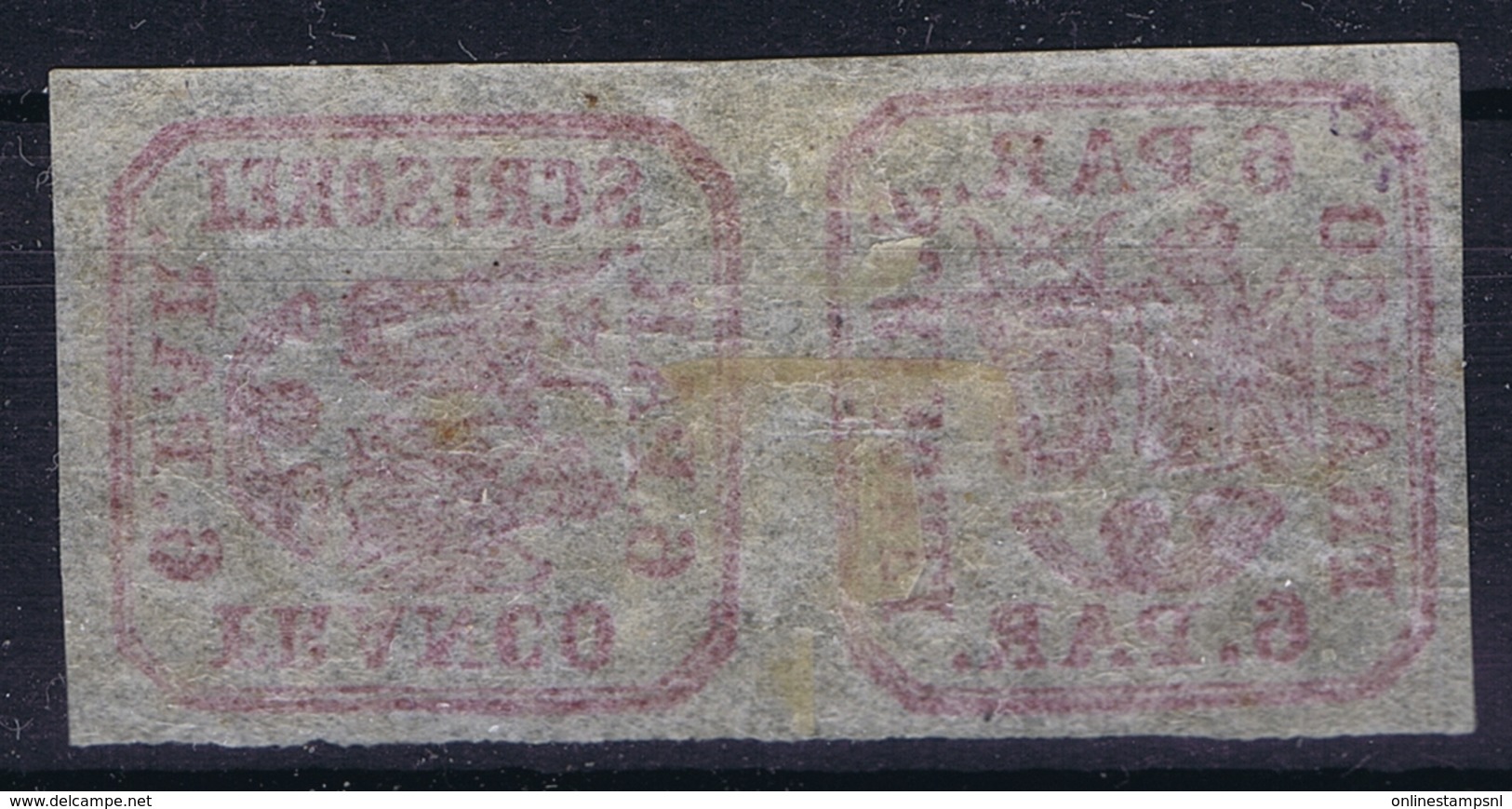 Romenia : Mi 9 II X Kb   MH/* Flz/ Charniere - 1858-1880 Moldavia & Principato