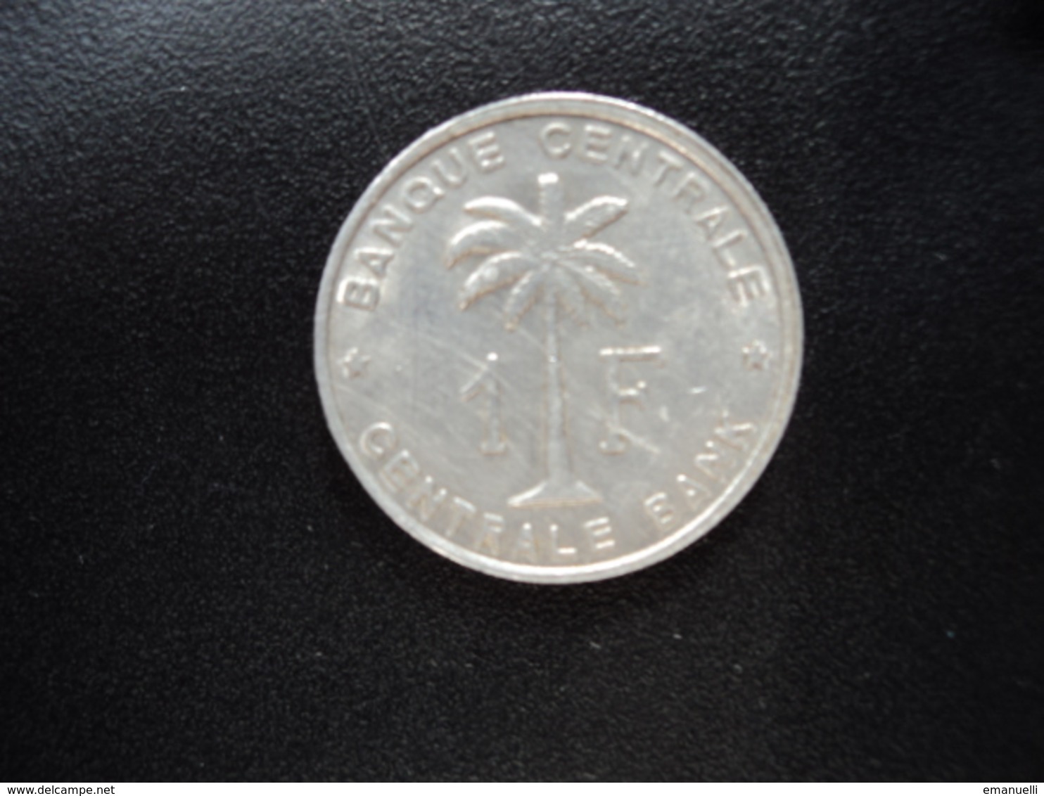 CONGO BELGE - RUANDA URUNDI : 1 FRANC   1957    KM 4     SUP - 1951-1960: Baudouin I.