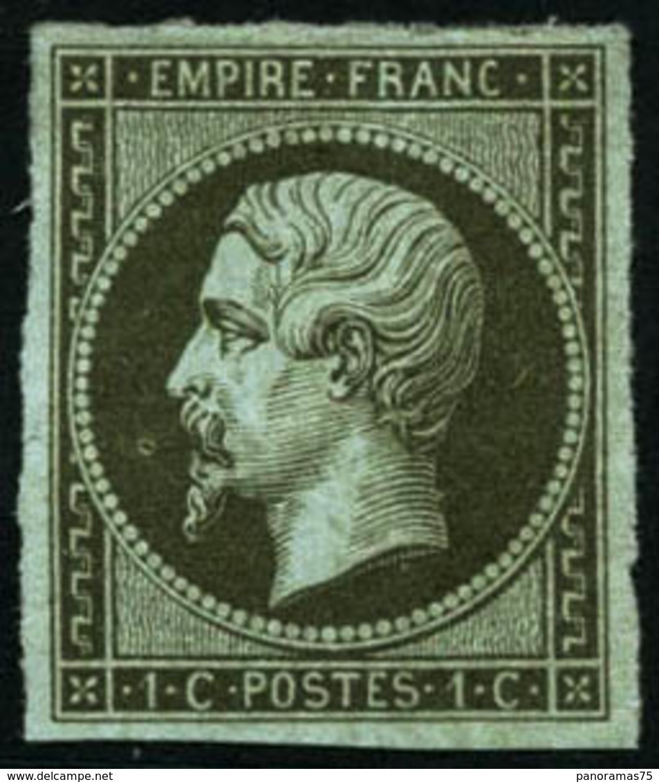 * N°11 1c Olive, Quasi SC Signé Calves - TB - 1853-1860 Napoleone III