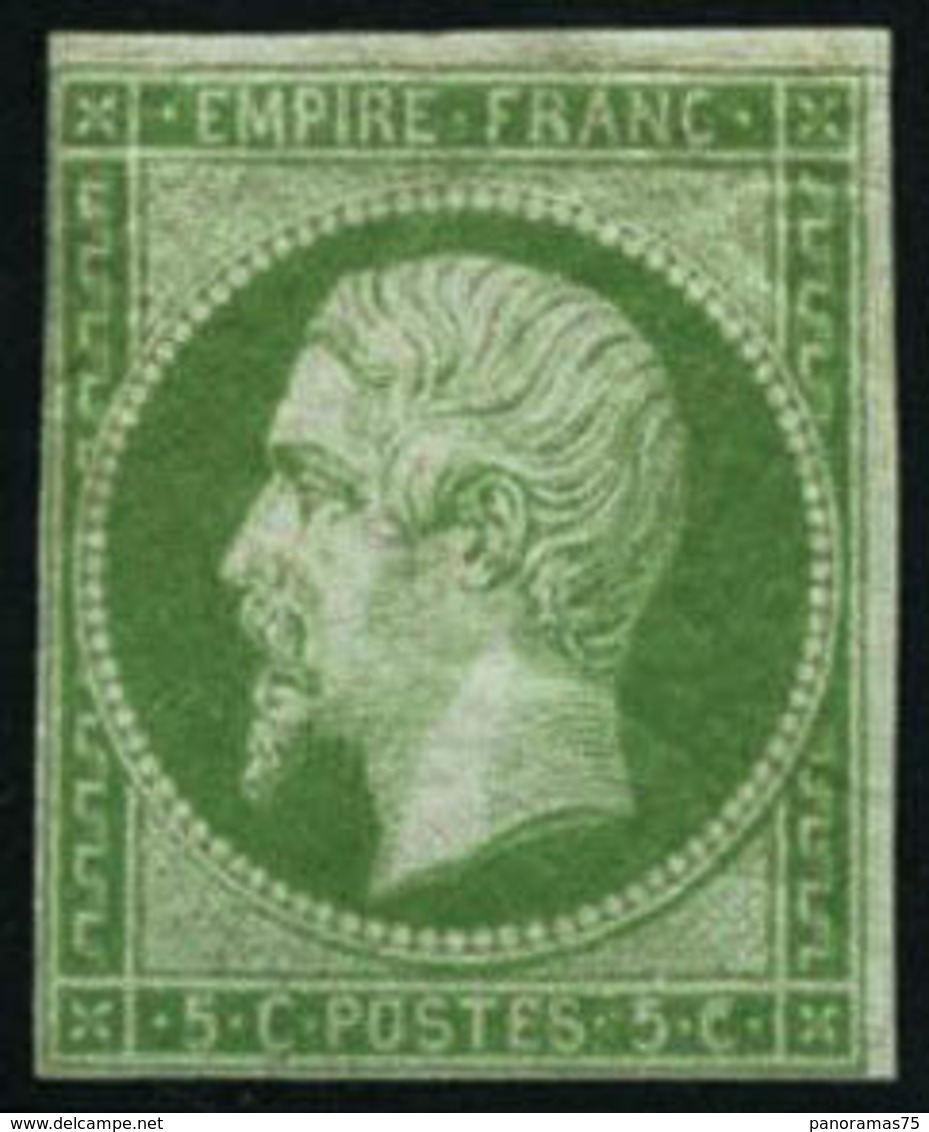 ** N°12 5c Vert Petites Marges - B - 1853-1860 Napoleon III