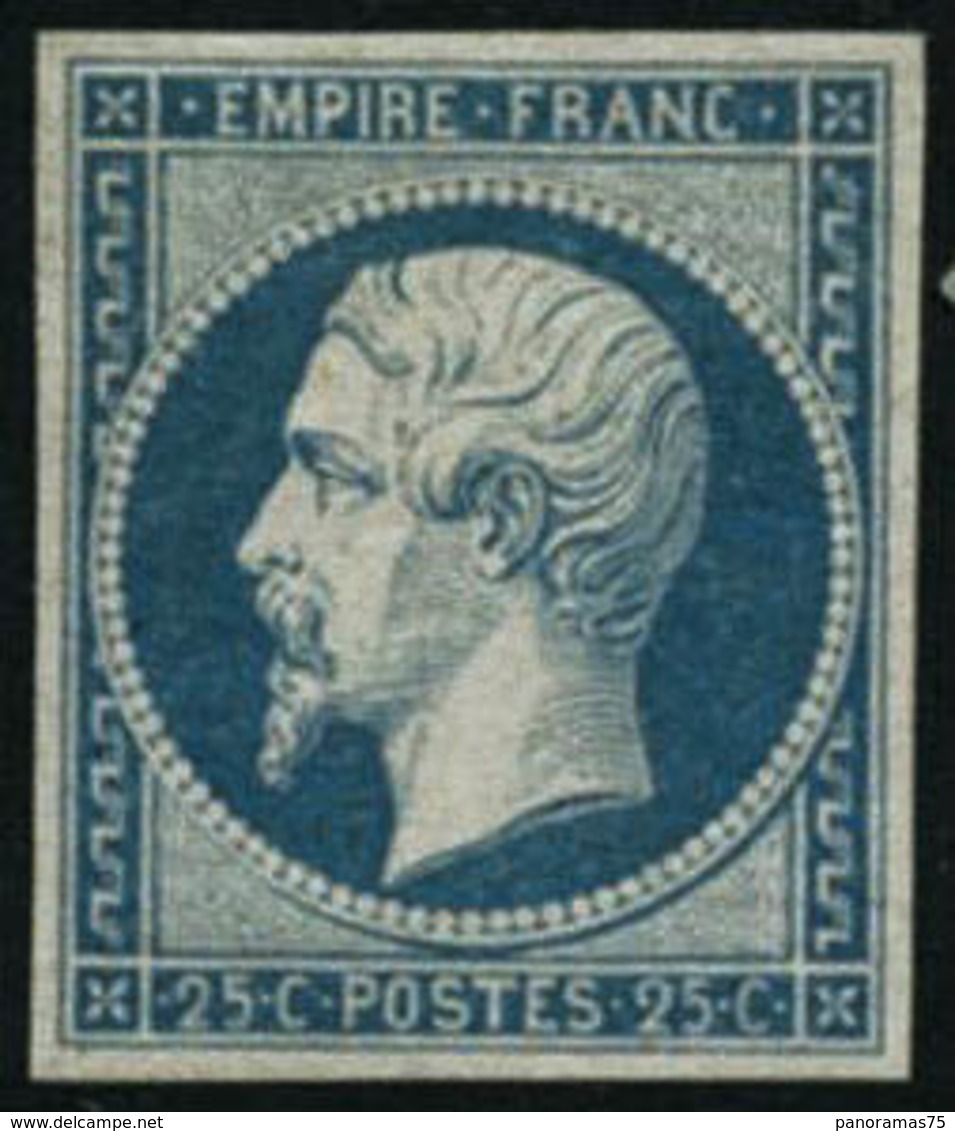 ** N°15 25c Bleu, Pièce De Luxe Signé Calves, RARE - TB - 1853-1860 Napoléon III.
