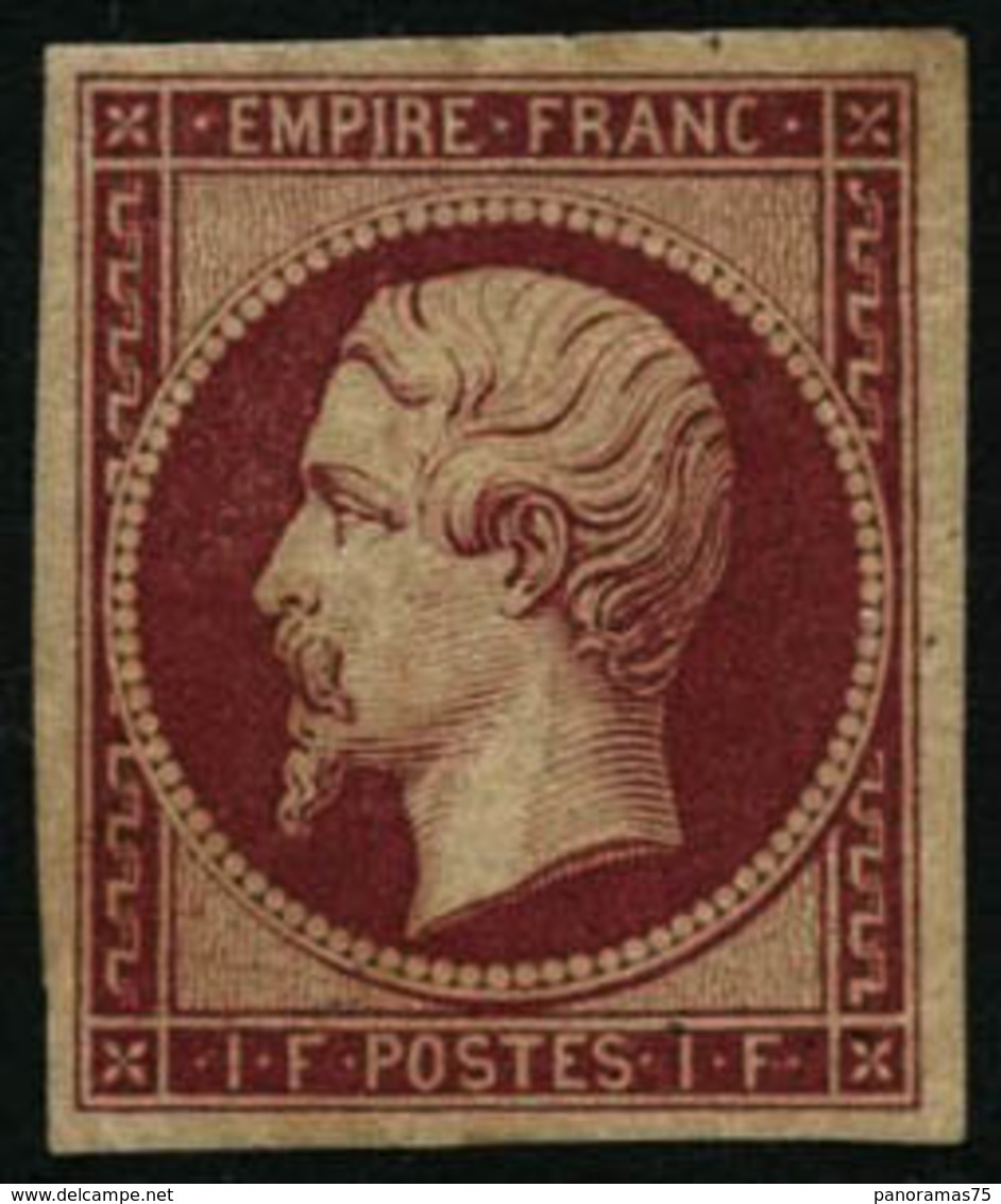 ** N°18d 1F Carmin Réimp - TB - 1853-1860 Napoléon III