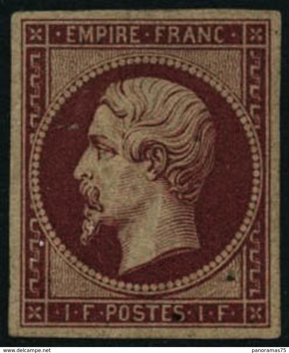 ** N°18d 1F Carmin Réimp - TB - 1853-1860 Napoleone III