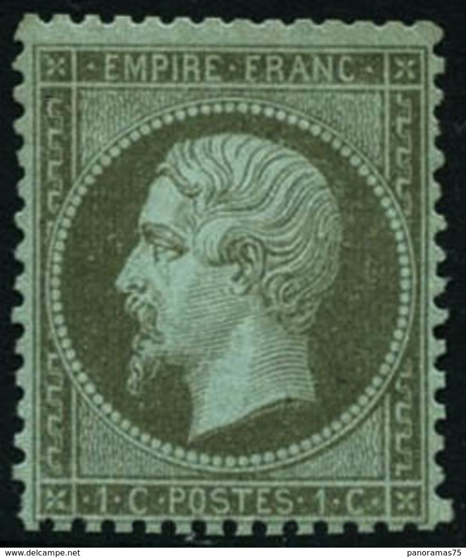 * N°19 1c Olive - TB - 1862 Napoléon III