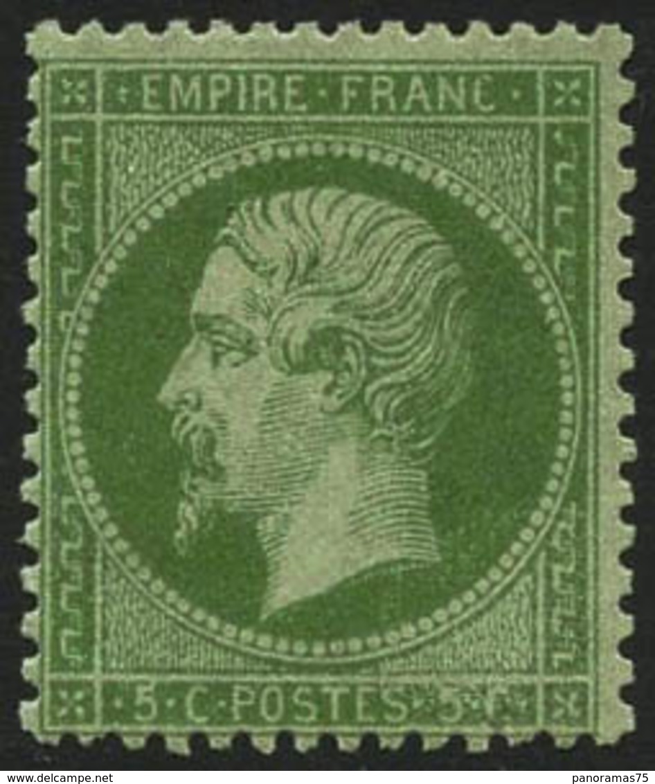 * N°20 5c Vert - TB - 1862 Napoleon III