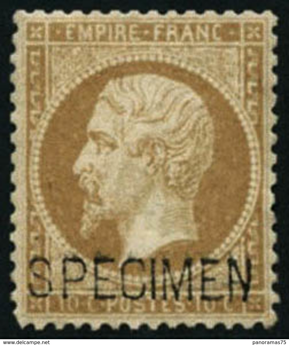 ** N°21c 10c Bistre - TB - 1862 Napoléon III