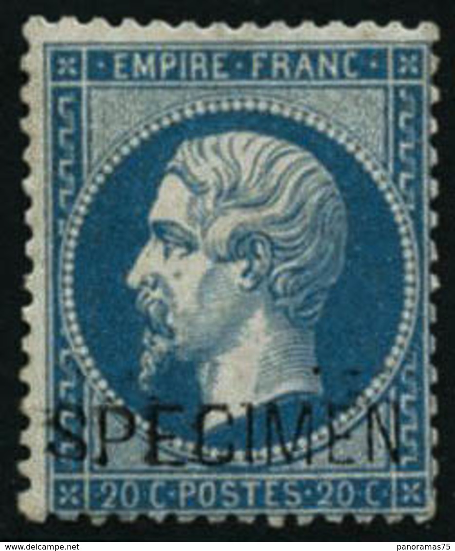 ** N°22d 20c Bleu - TB - 1862 Napoléon III