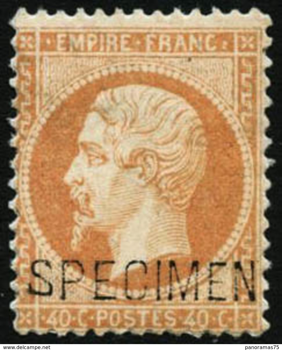 * N°23d 40c Orange, Surchargé Specimen Quasi SC - TB - 1862 Napoleone III