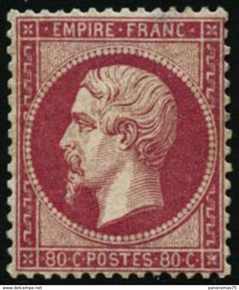 ** N°24 80c Rose, Signé Calves - TB - 1862 Napoléon III.