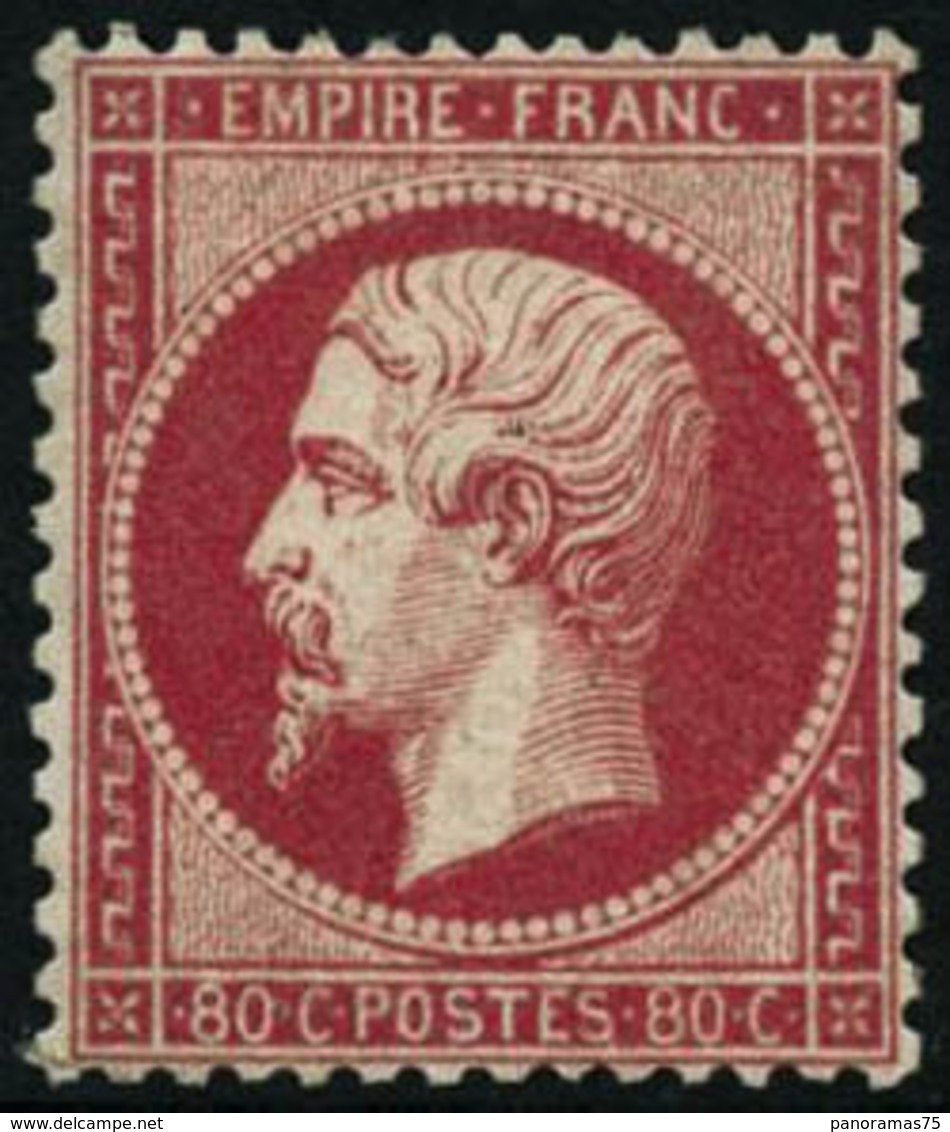 ** N°24 80c Rose, Signé Calves - TB - 1862 Napoléon III.