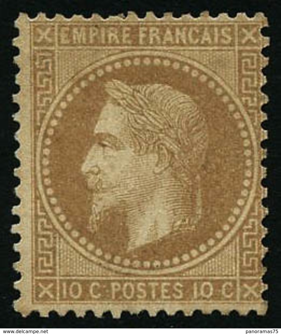 * N°28A 10c Bistre, Type I - TB - 1863-1870 Napoléon III. Laure