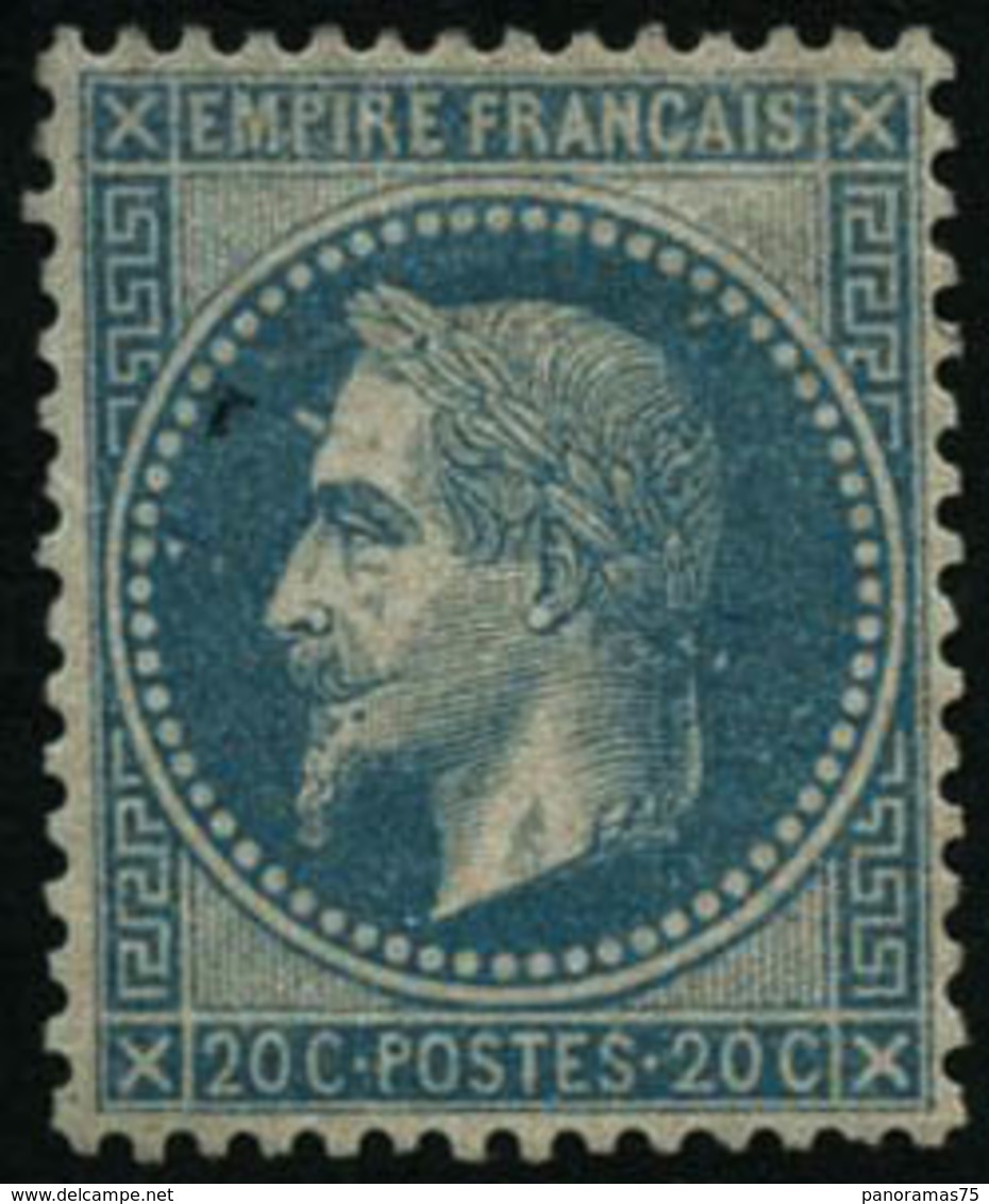 * N°29B 20c Bleu, Type II Signé Roumet - TB - 1863-1870 Napoléon III. Laure