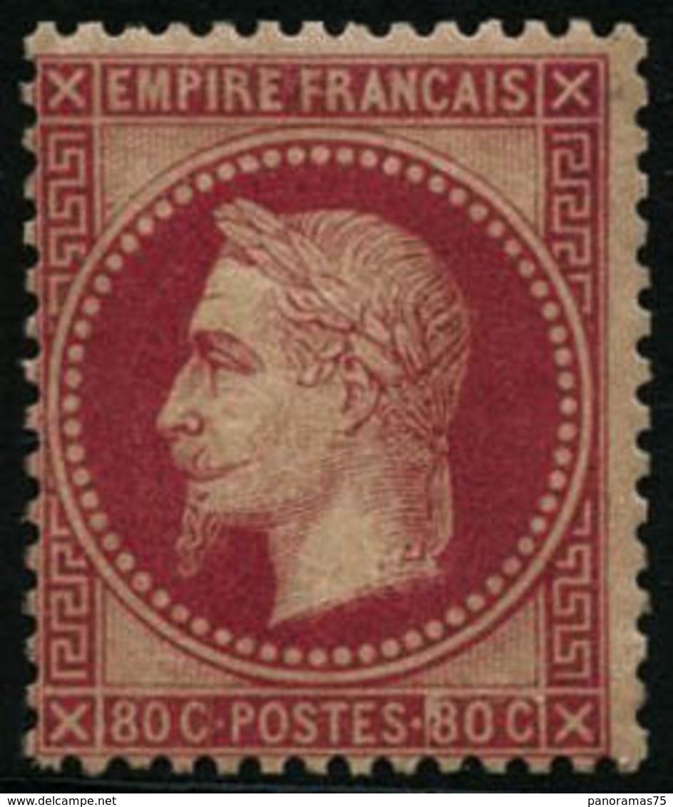 ** N°32 80c Rose, Signé JF Brun - TB - 1863-1870 Napoléon III. Laure