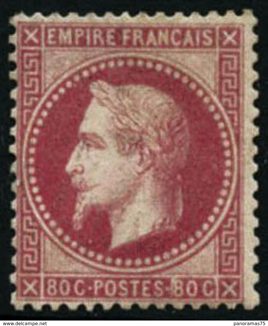 ** N°32 80c Rose, Signé Brun - TB - 1863-1870 Napoléon III Lauré