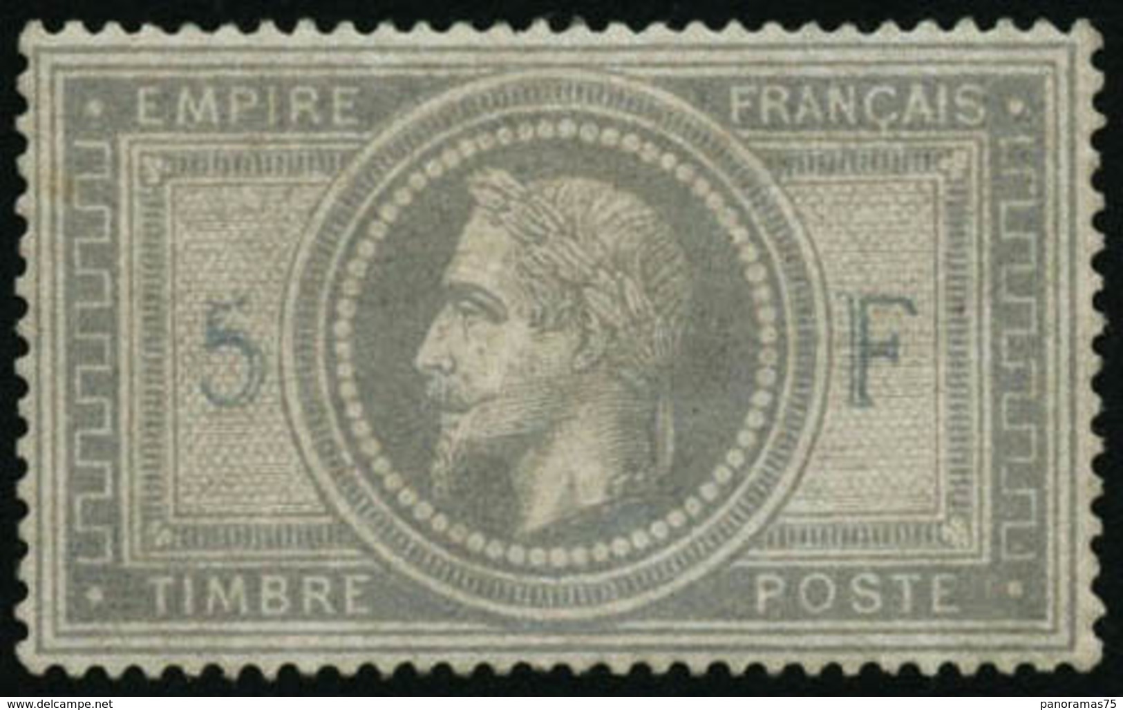 * N°33 5F Empire, Quasi SC Signé Brun - TB - 1863-1870 Napoléon III. Laure