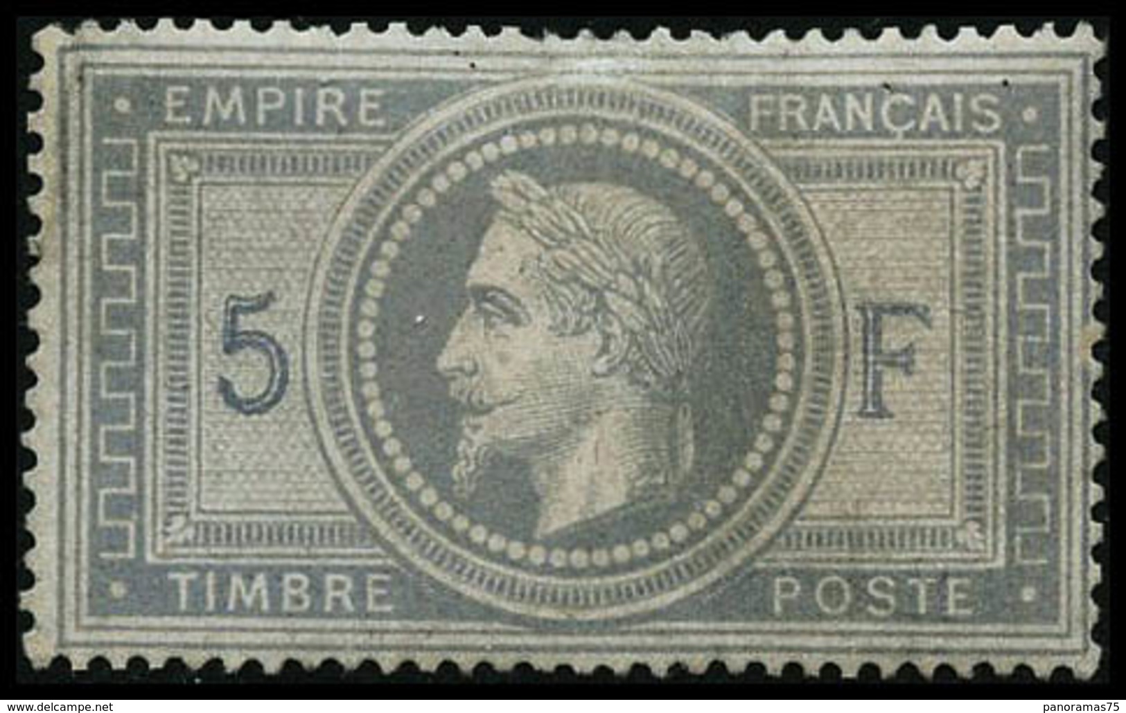 * N°33 5F Empire, Quasi SC, Signé Brun - TB - 1863-1870 Napoléon III. Laure