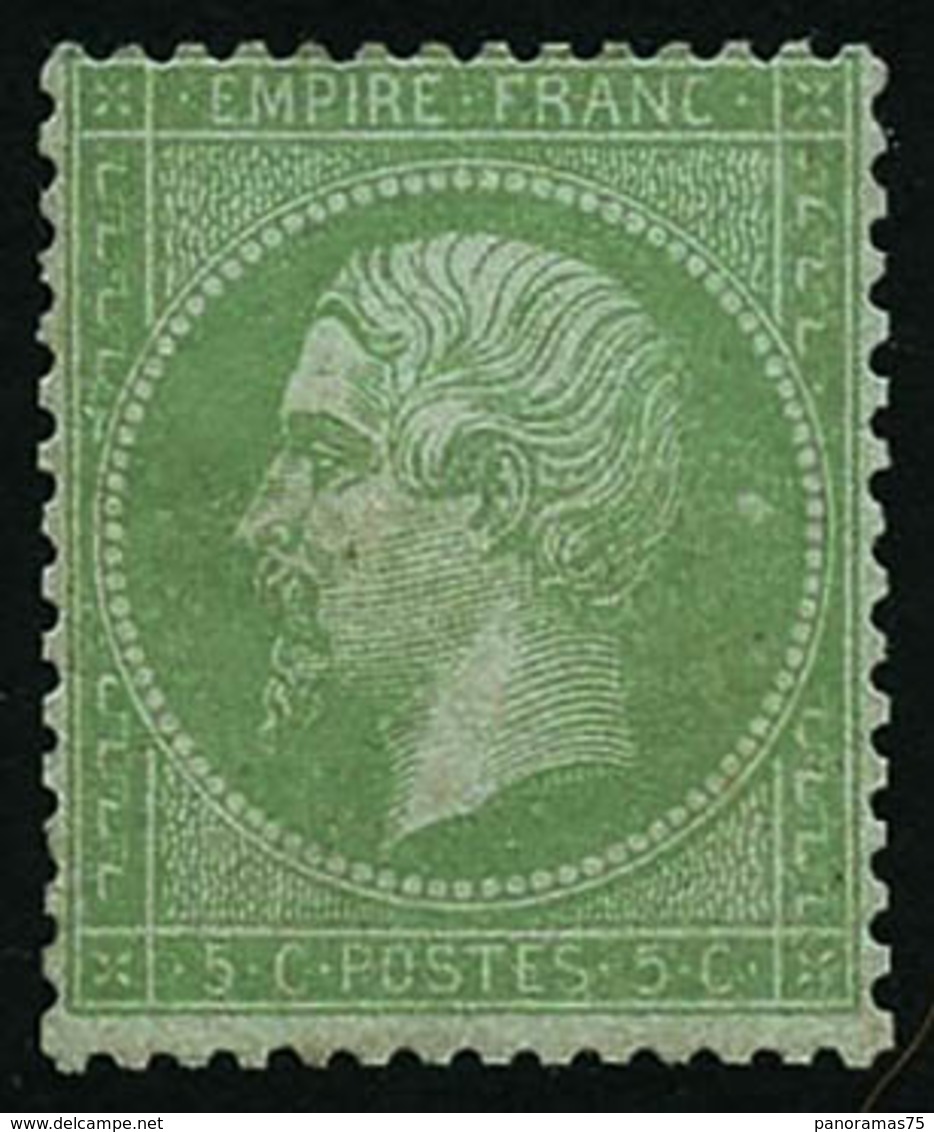 ** N°35 5c Vert Pâle S/bleu - TB - 1863-1870 Napoleon III Gelauwerd