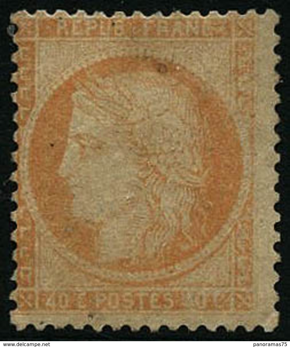 ** N°38b 40c Orange Terne - B - 1870 Siège De Paris