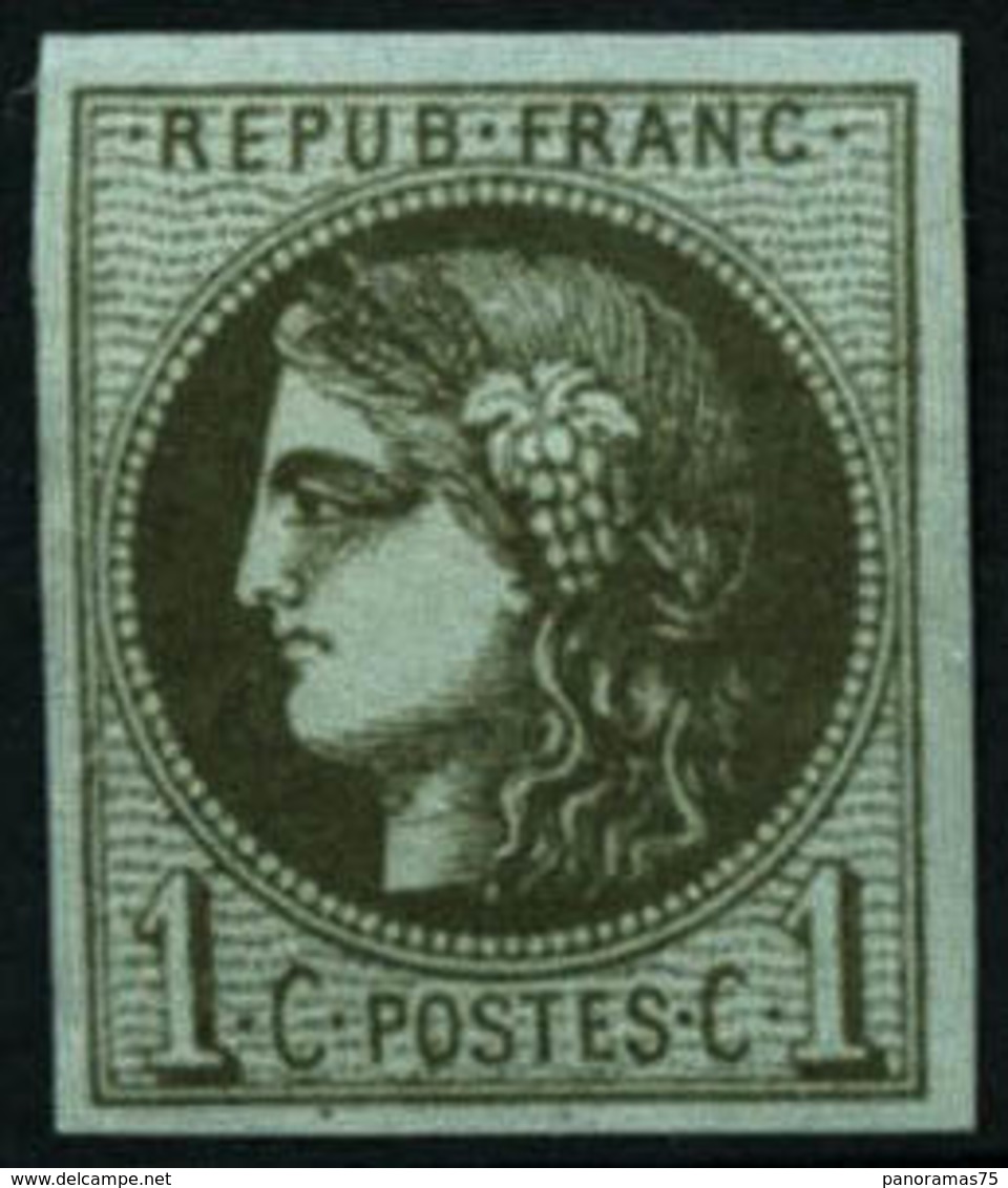 ** N°39Cb 1c Olive, R3 - TB - 1870 Emission De Bordeaux