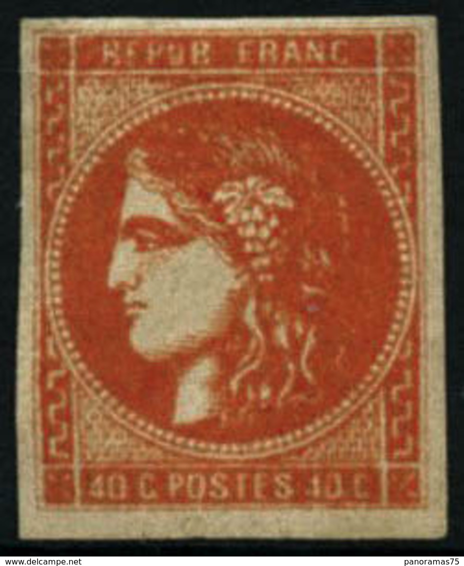 ** N°48 40c Orange - TB - 1870 Emisión De Bordeaux