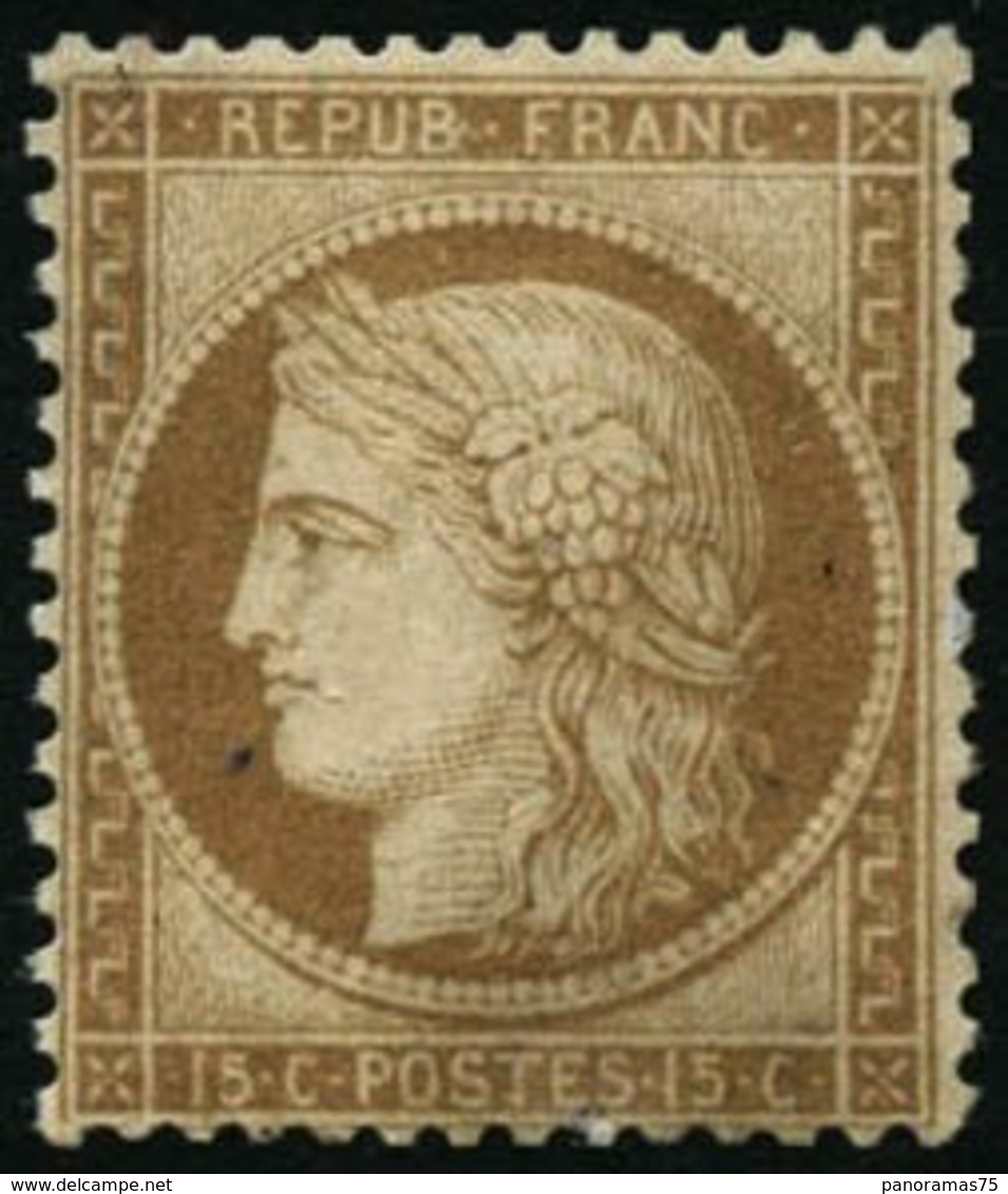 ** N°59a 15c Bistre Brun, Pièce De Luxe - TB - 1871-1875 Ceres