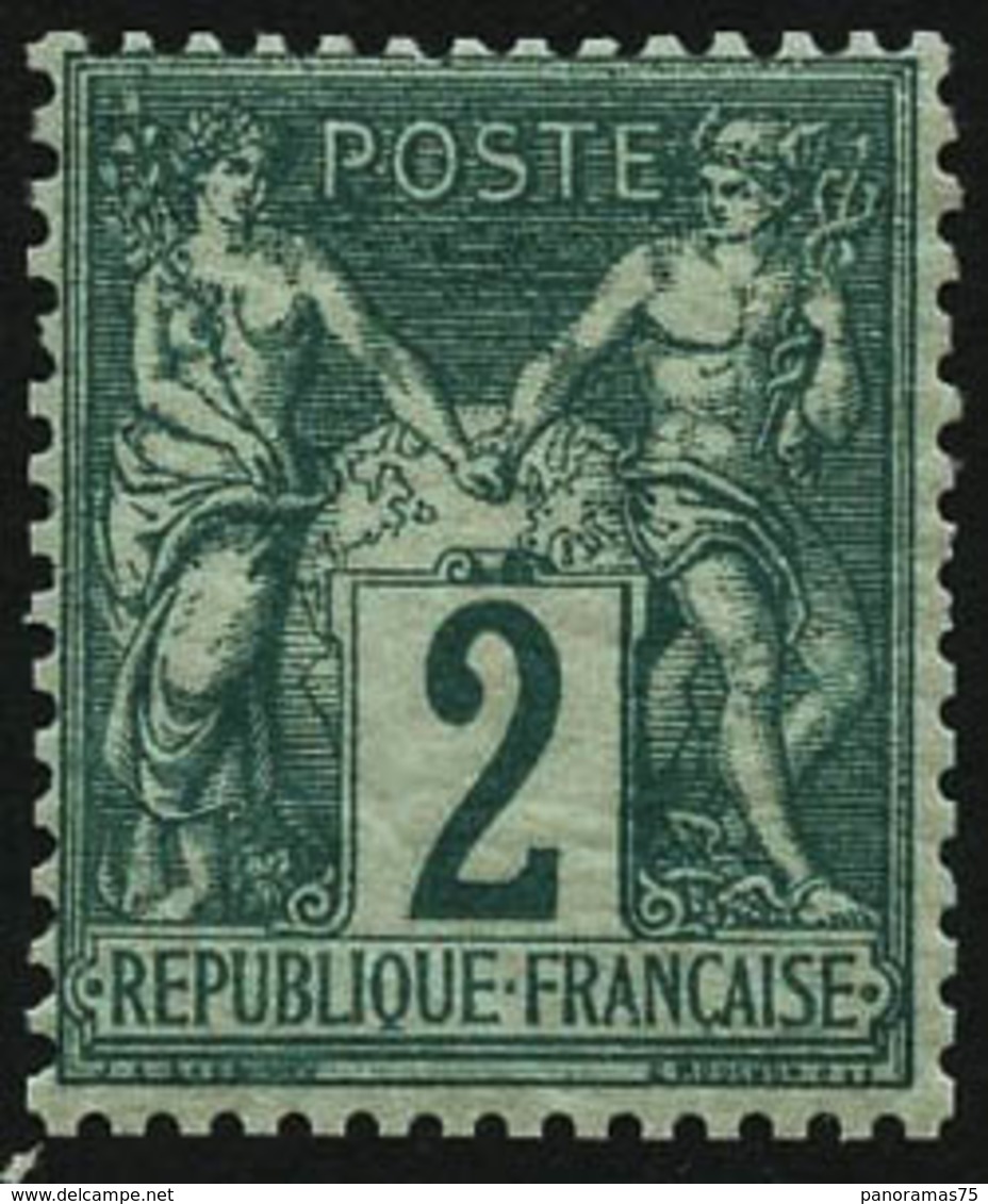 ** N°62 2c Vert - TB - 1876-1878 Sage (Typ I)