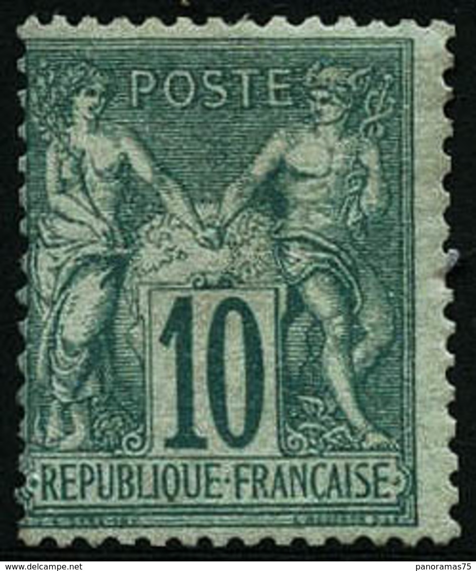 ** N°65 10c Vert - TB - 1876-1878 Sage (Type I)