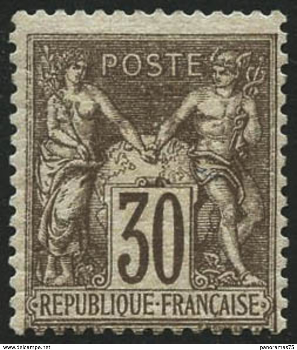 ** N°69 30c Brun-clair, Signé Brun - B - 1876-1878 Sage (Type I)