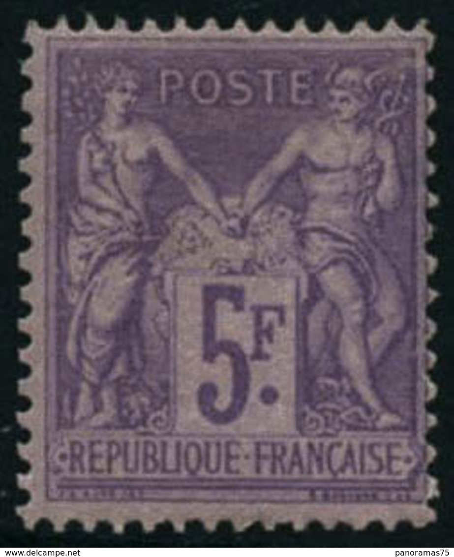 ** N°95 5F Violet S/lilas - TB - 1876-1898 Sage (Type II)