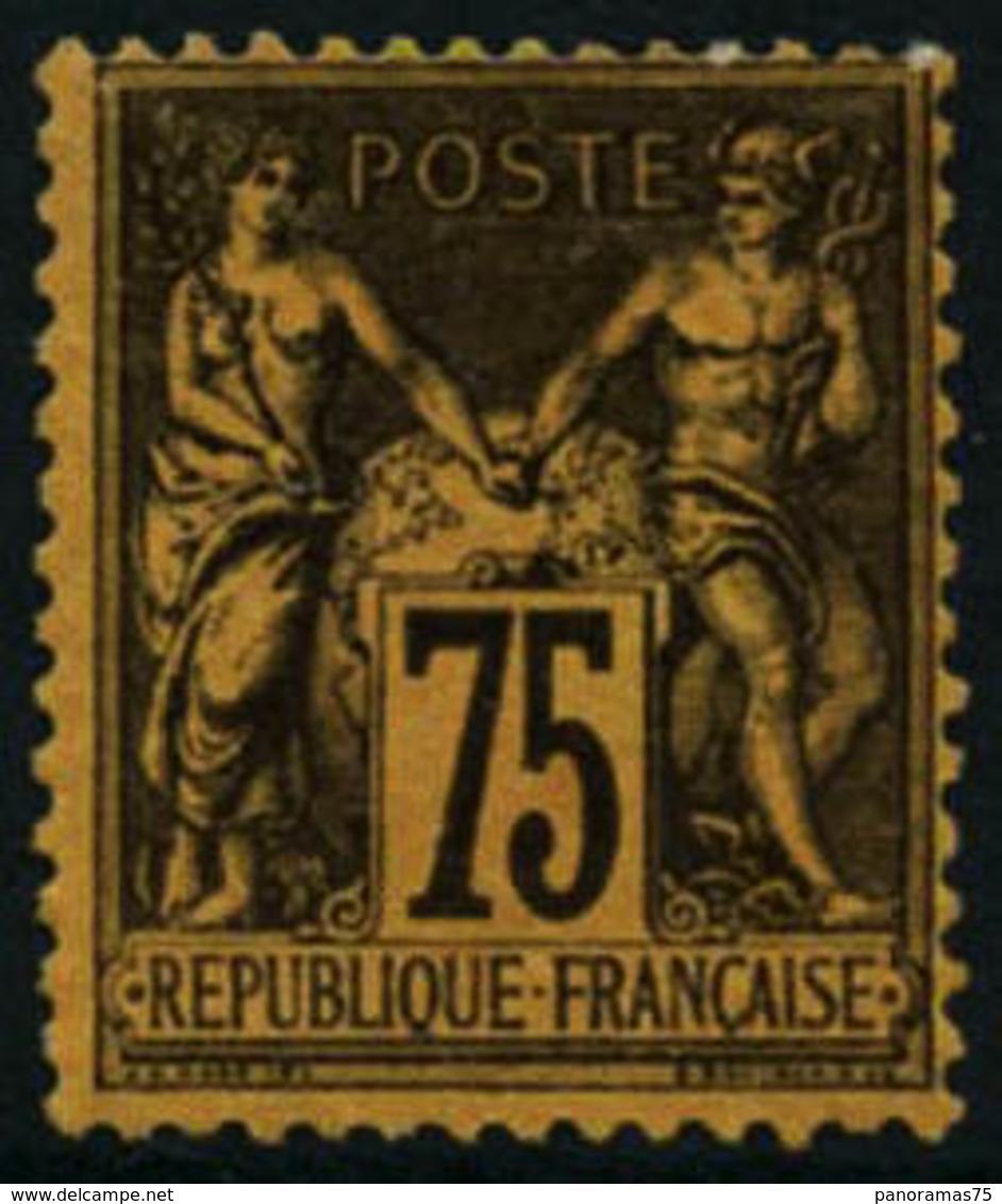 * N°99 75c Violet S/orange, Quasi SC - TB - 1876-1898 Sage (Type II)