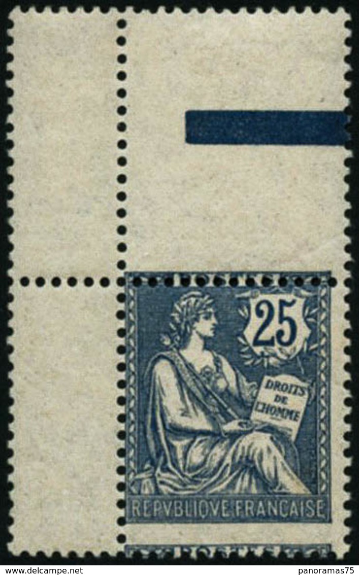 ** N°127 25c Bleu, Variété De Piquage, RARE - TB - Autres & Non Classés