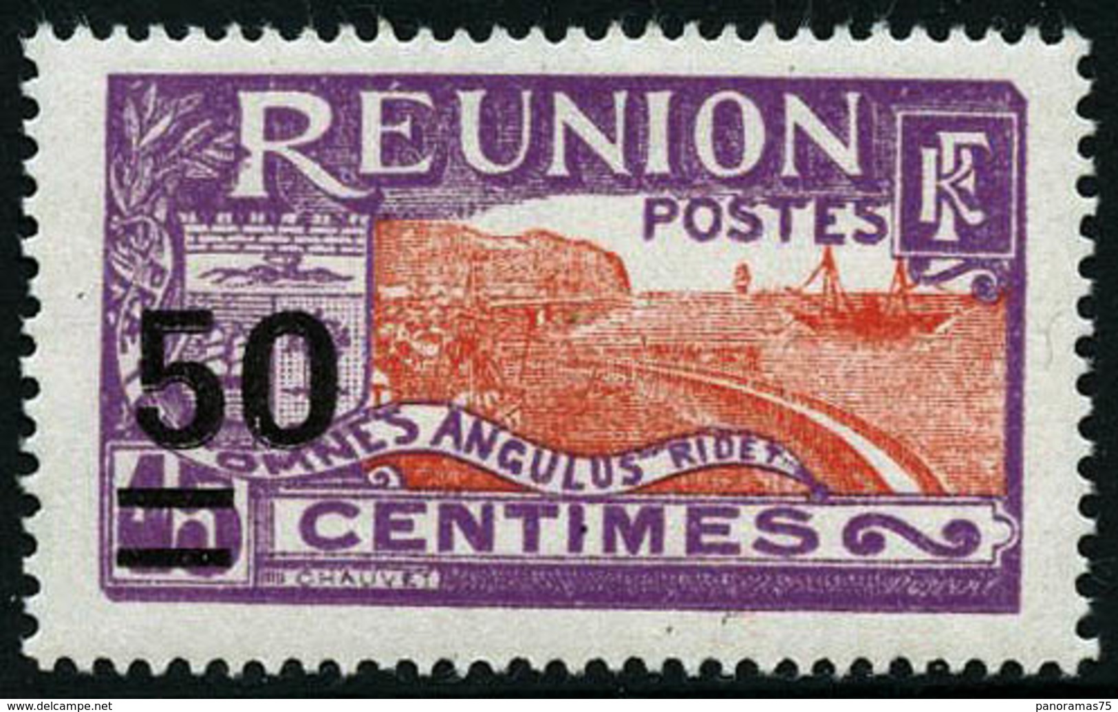 ** N°123A 50 Sur 45c Violet Et Orange - TB - Autres & Non Classés