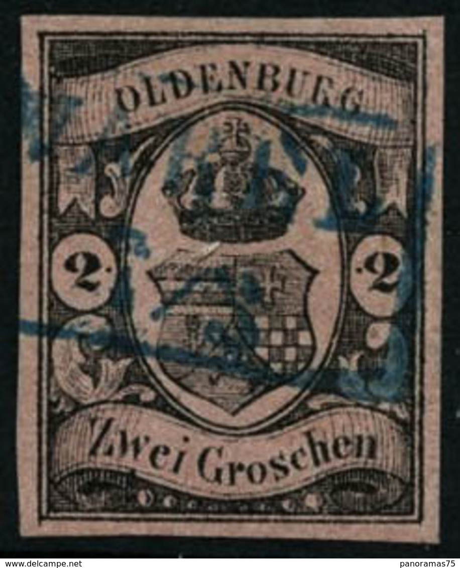 Oblit. N°7 2g Rose - TB - Oldenbourg