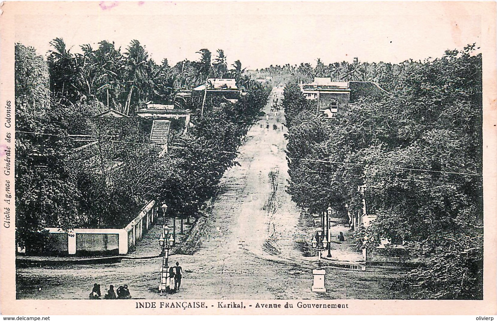 Inde-Française - Karikal - Avenue Du Gouvernement - India