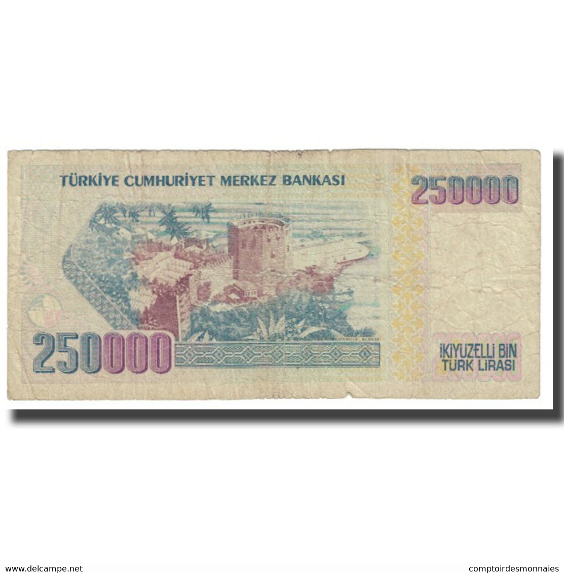 Billet, Turquie, 250,000 Lira, 1970, 1970-10-14, KM:211, B - Turkije