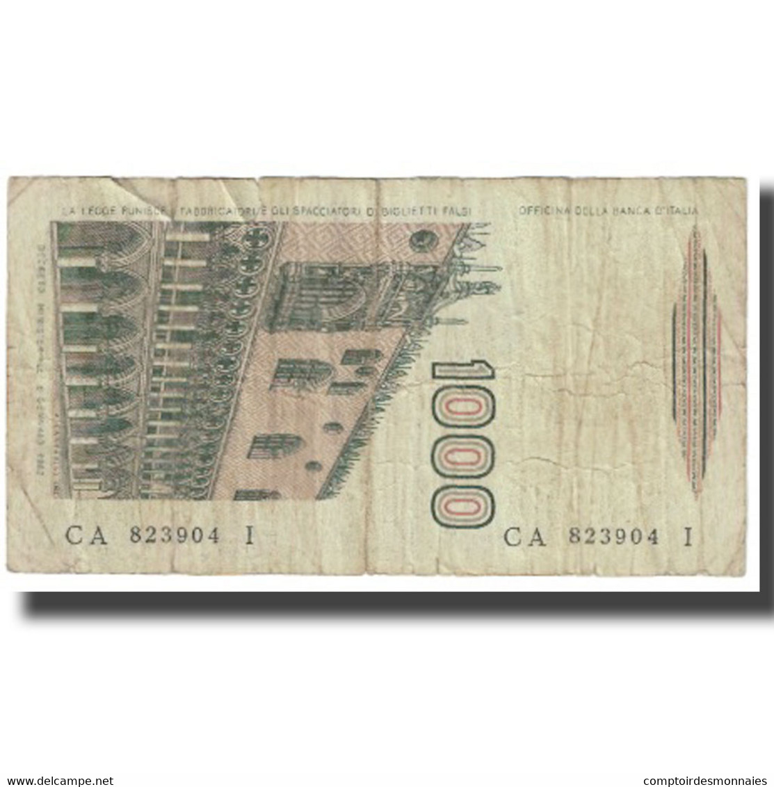 Billet, Italie, 1000 Lire, 1982, 1982-01-06, KM:109a, TB+ - 1000 Lire