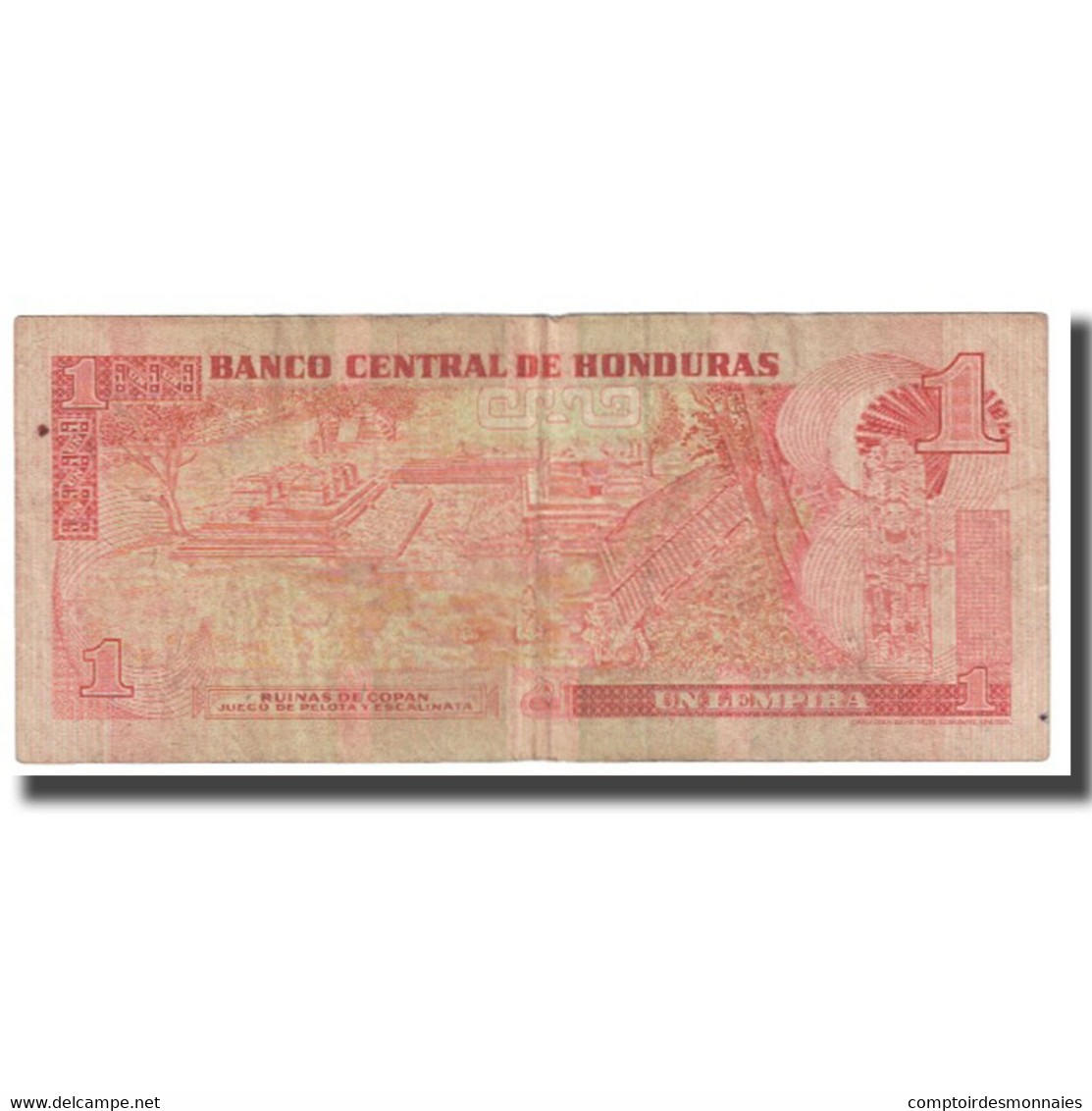 Billet, Honduras, 1 Lempira, 1992, 1992-09-10, KM:71, TB - Honduras