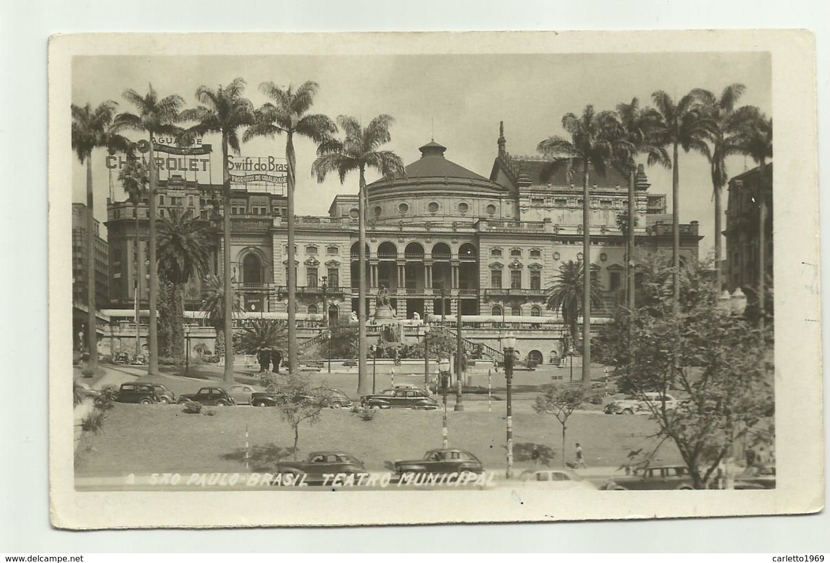 SAO PAULO BRASIL - TEATRO MUNICIPAL    VIAGGIATA FP - São Paulo