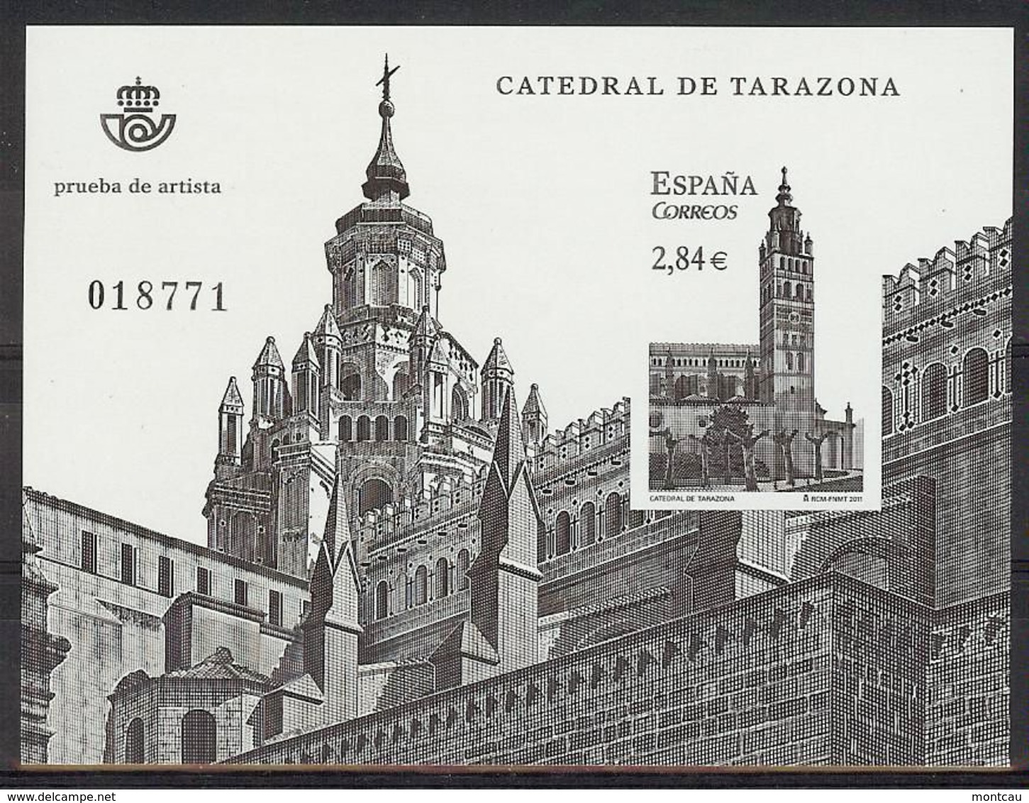 Spain 2011. Cat. Tarazona - Prueba Oficial 106 (**) - Blocs & Hojas